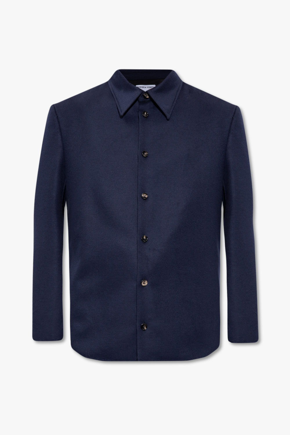 Navy blue Wool shirt jacket Bottega Veneta